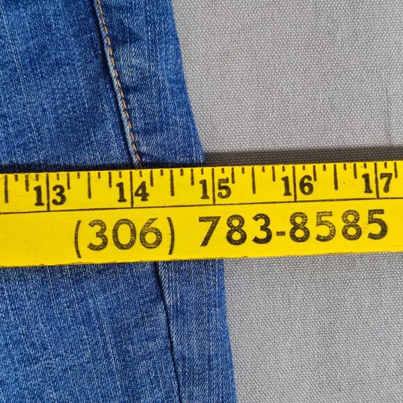 Zara Trafaluc Jeans girls size 4 denim blue skinny straight leg high rise denim - Picture 11 of 14